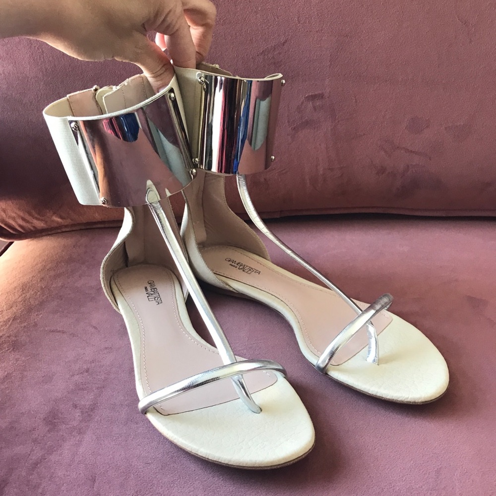 Giambattista Valli metal accented leather sandal